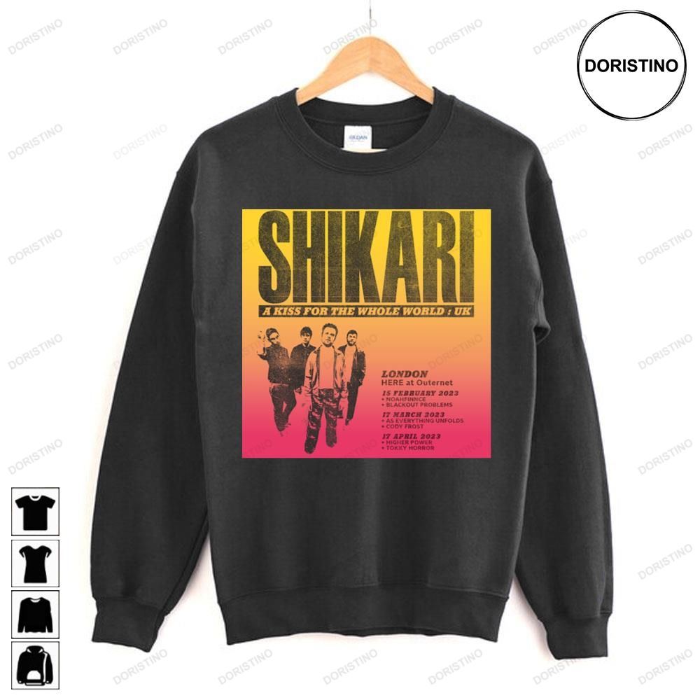 Shikari A Kiss For The Whole World Uk 2023 Tour Awesome Shirts